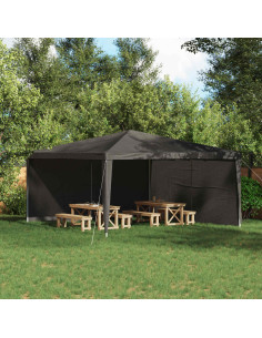 Parete per tenda da festa 2 pcs Antracite 400 x 195 cm