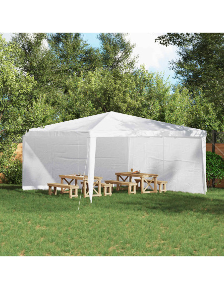Parete per tenda da festa 2 pcs Bianco 400 x 195 cm
