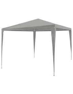 Tenda Party Grigio chiaro 300 x 300 x 255 cm PE e Acciaio