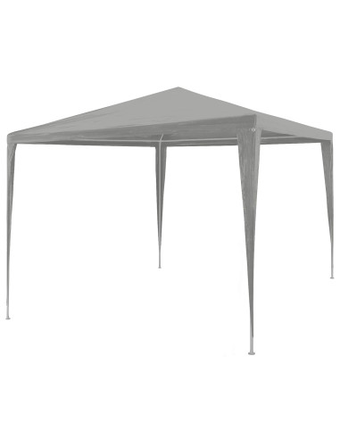 Tenda Party Grigio chiaro 300 x 300 x 255 cm PE e Acciaio