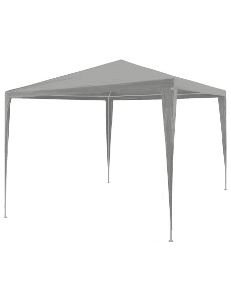 Tenda Party Grigio chiaro 300 x 300 x 255 cm PE e Acciaio