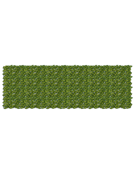Schermo per balcone con foglie Verde e Giallo 300 x 100 cm