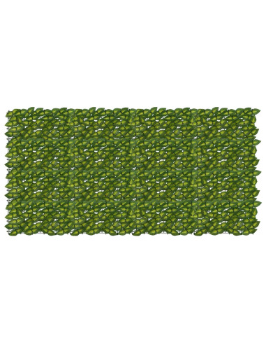 Schermo per balcone con foglie Verde e Giallo 200 x 100 cm