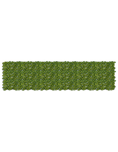 Schermo per balcone con foglie Verde e Giallo 300 x 75 cm