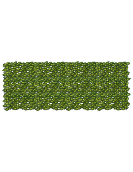 Schermo per balcone con foglie Verde e Giallo 200 x 75 cm