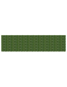 Schermo per balcone con foglie Verde 600 x 150 cm