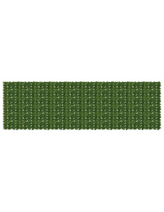Schermo per balcone con foglie Verde 500 x 150 cm