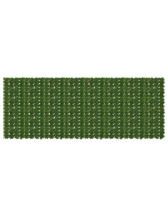 Schermo per balcone con foglie Verde 400 x 150 cm