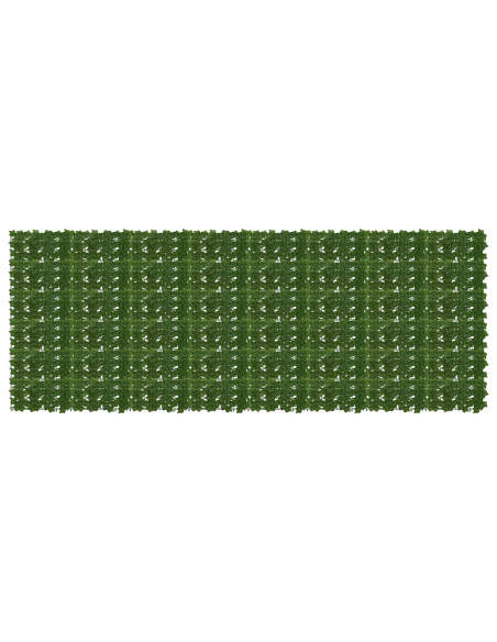 Schermo per balcone con foglie Verde 400 x 150 cm