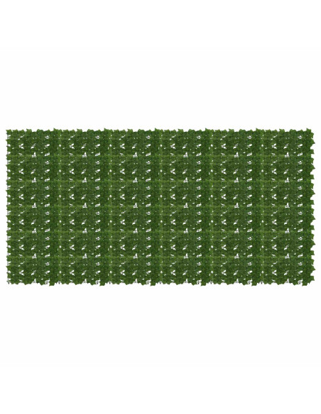 Schermo per balcone con foglie Verde 300 x 150 cm