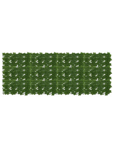 Schermo per balcone con foglie Verde 200 x 75 cm