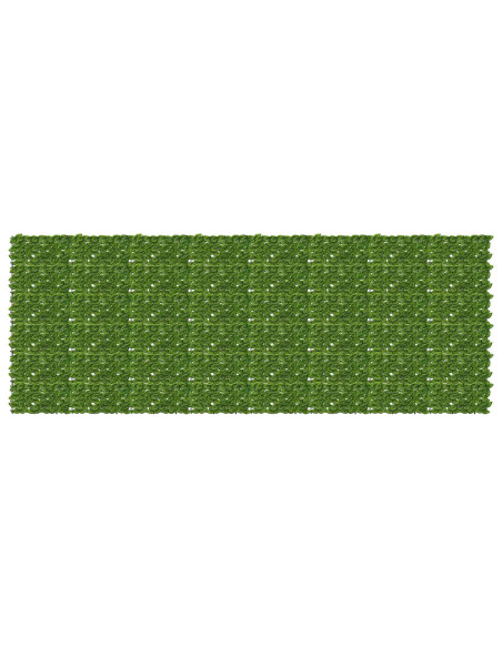 Schermo per balcone con foglie Verde e Giallo 400 x 150 cm