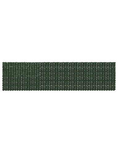 Schermo per balcone con foglie Verde Scuro 600 x 150 cm
