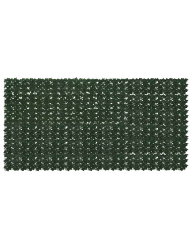 Schermo per balcone con foglie Verde Scuro 300 x 150 cm