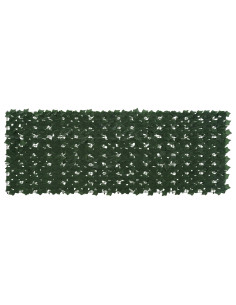 Schermo per balcone con foglie Verde Scuro 200 x 75 cm
