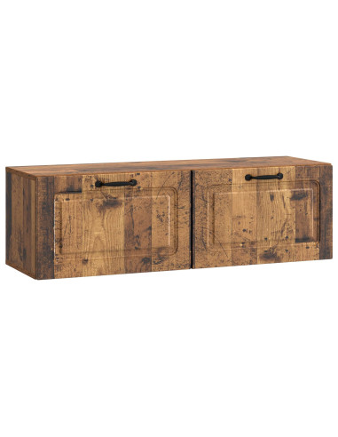 Mobile Porta TV da Muro Legno antico 98 x 31 x 30 cm