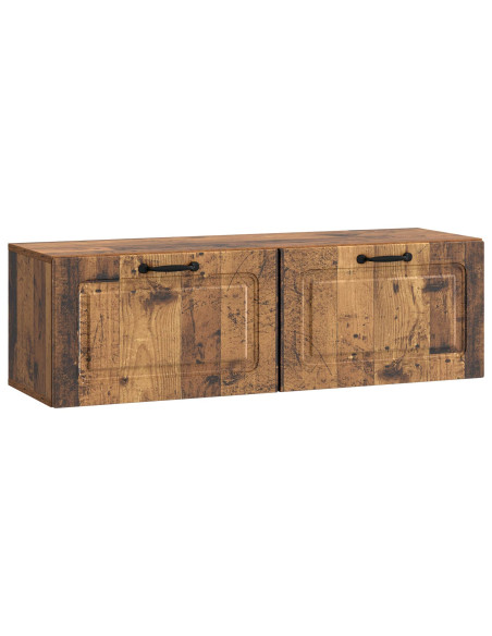 Mobile Porta TV da Muro Legno antico 98 x 31 x 30 cm
