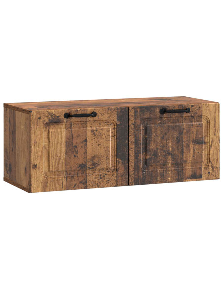 Mobile Porta TV da Muro Legno antico 78,5 x 31 x 30 cm