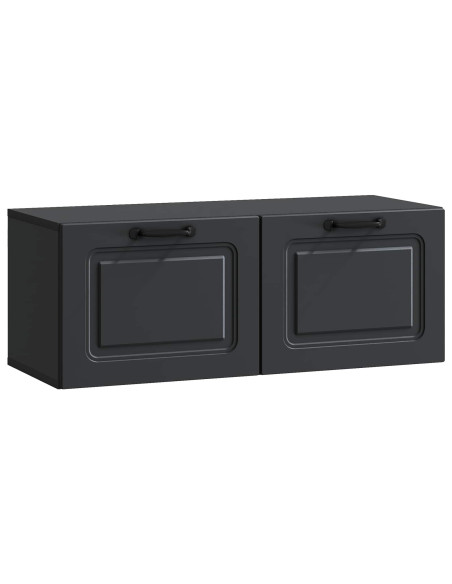 Mobile Porta TV da Muro Nero 78,5 x 31 x 30 cm