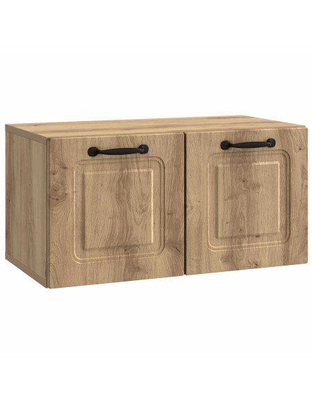 Mobile Porta TV da Muro Rovere Artigianale 59,5 x 31 x 30 cm