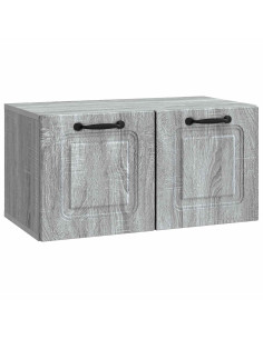 Mobile Porta TV da Muro Grigio Sonoma 59,5 x 31 x 30 cm