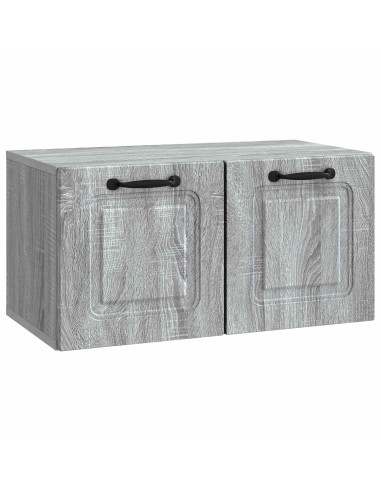 Mobile Porta TV da Muro Grigio Sonoma 59,5 x 31 x 30 cm