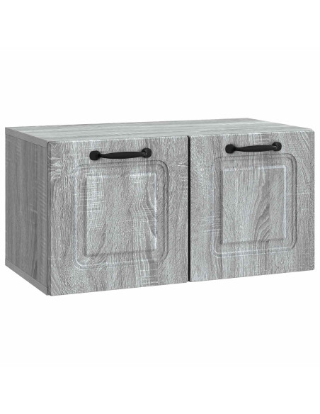 Mobile Porta TV da Muro Grigio Sonoma 59,5 x 31 x 30 cm