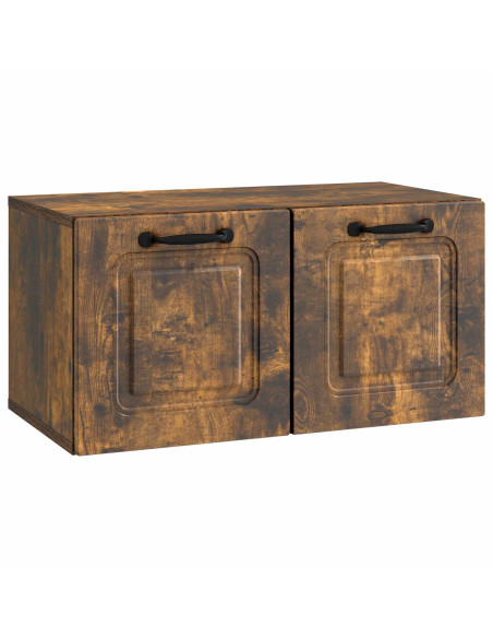 Mobile Porta TV da Muro Rovere Fumo 59,5 x 31 x 30 cm