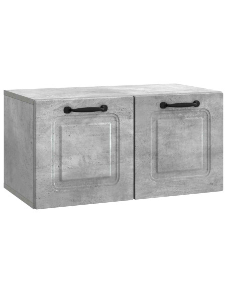 Mobile Porta TV da Muro Grigio Cemento 59,5 x 31 x 30 cm