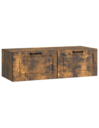 Mobile Porta TV da Muro Rovere Fumo 98 x 41 x 30 cm