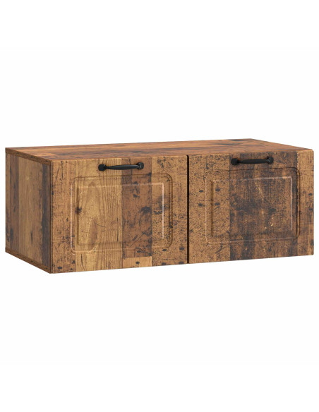 Mobile Porta TV da Muro Legno antico 78,5 x 41 x 30 cm