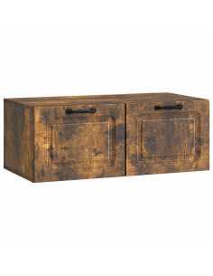 Mobile Porta TV da Muro Rovere Fumo 78,5 x 41 x 30 cm