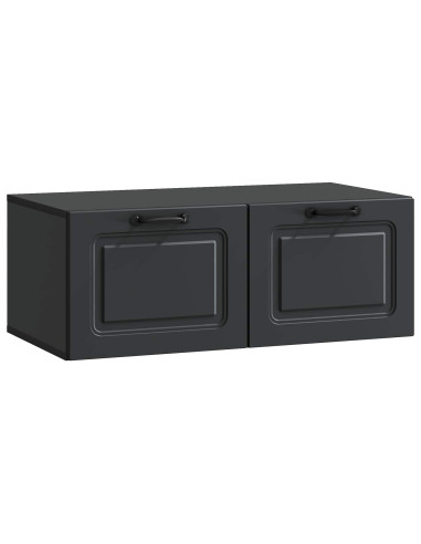 Mobile Porta TV da Muro Nero 78,5 x 41 x 30 cm