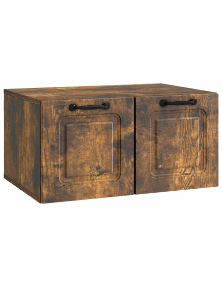 Mobile Porta TV da Muro Rovere Fumo 59,5 x 41 x 30 cm