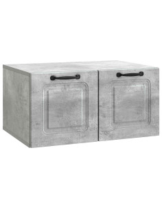 Mobile Porta TV da Muro Grigio Cemento 59,5 x 41 x 30 cm