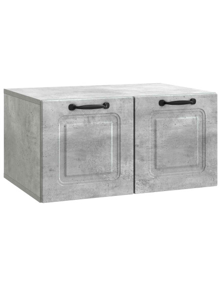 Mobile Porta TV da Muro Grigio Cemento 59,5 x 41 x 30 cm