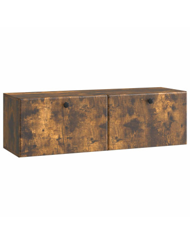 Mobile Porta TV da Muro Rovere Fumo 98 x 31 x 30 cm