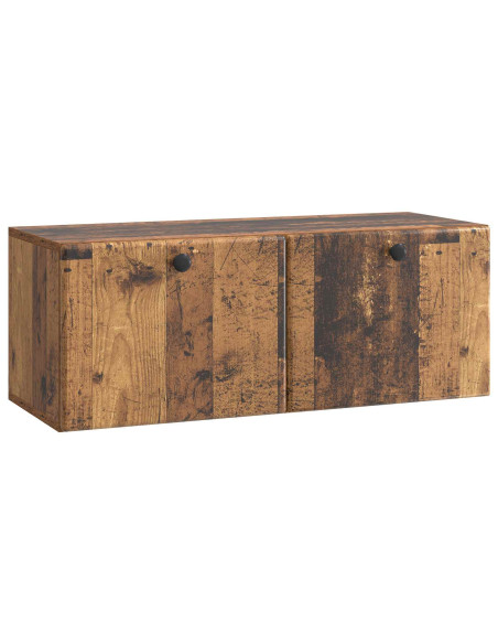 Mobile Porta TV da Muro Legno antico 78,5 x 31 x 30 cm