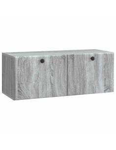 Mobile Porta TV da Muro Grigio Sonoma 78,5 x 31 x 30 cm