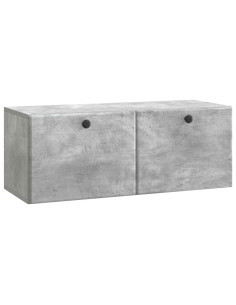 Mobile Porta TV da Muro Grigio Cemento 78,5 x 31 x 30 cm
