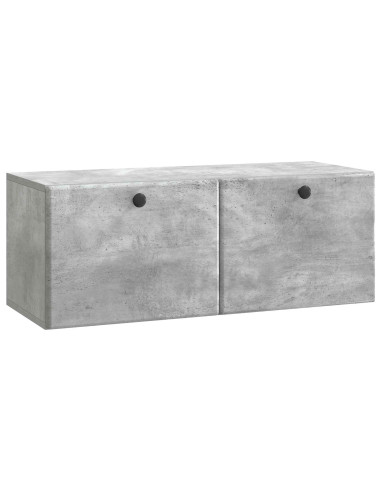 Mobile Porta TV da Muro Grigio Cemento 78,5 x 31 x 30 cm