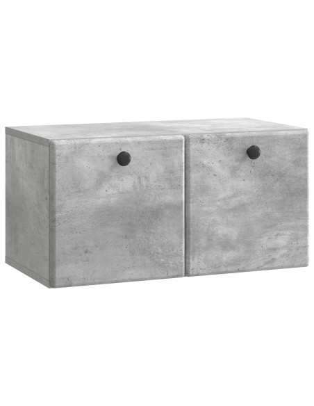 Mobile Porta TV da Muro Grigio Cemento 59,5 x 31 x 30 cm