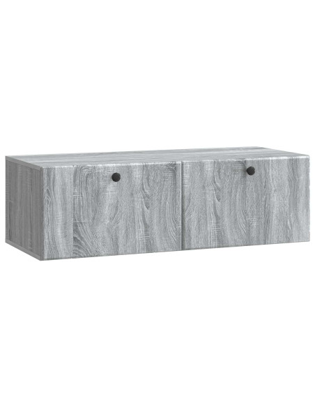 Mobile Porta TV da Muro Grigio Sonoma 98 x 41 x 30 cm