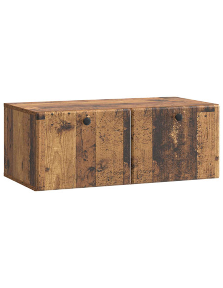 Mobile Porta TV da Muro Legno antico 78,5 x 41 x 30 cm