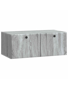 Mobile Porta TV da Muro Grigio Sonoma 78,5 x 41 x 30 cm