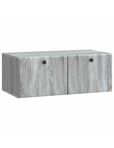 Mobile Porta TV da Muro Grigio Sonoma 78,5 x 41 x 30 cm