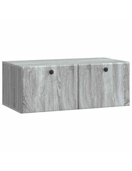 Mobile Porta TV da Muro Grigio Sonoma 78,5 x 41 x 30 cm