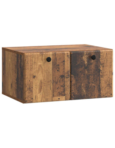 Mobile Porta TV da Muro Legno antico 59,5 x 41 x 30 cm