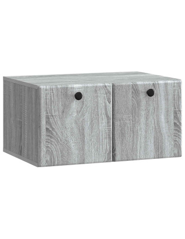 Mobile Porta TV da Muro Grigio Sonoma 59,5 x 41 x 30 cm