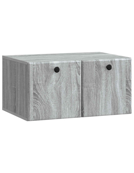 Mobile Porta TV da Muro Grigio Sonoma 59,5 x 41 x 30 cm